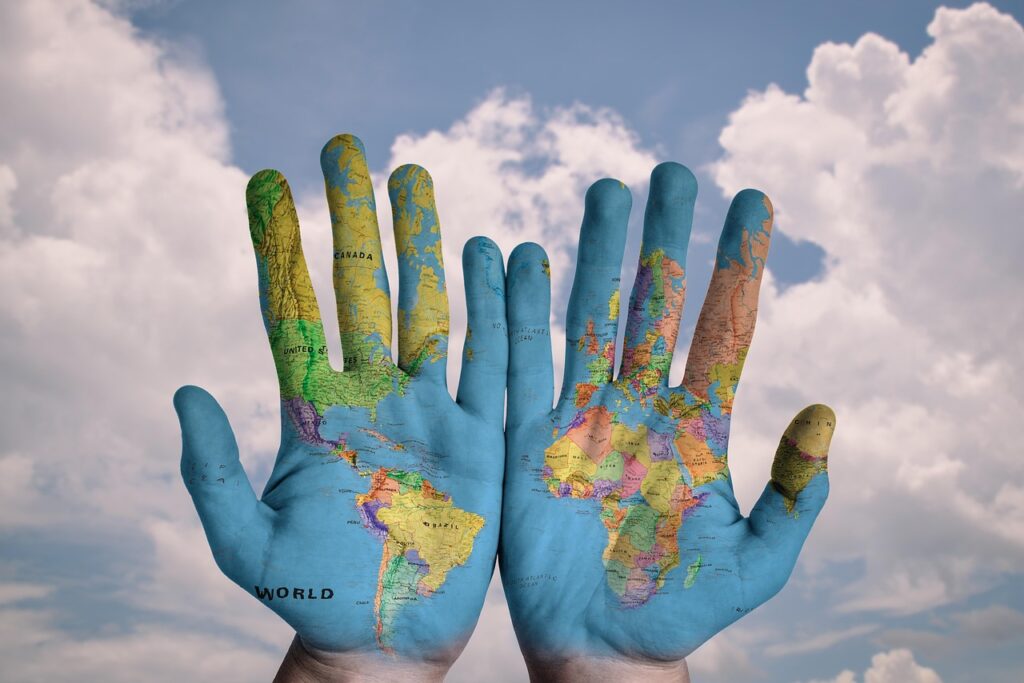 Around the world party theme