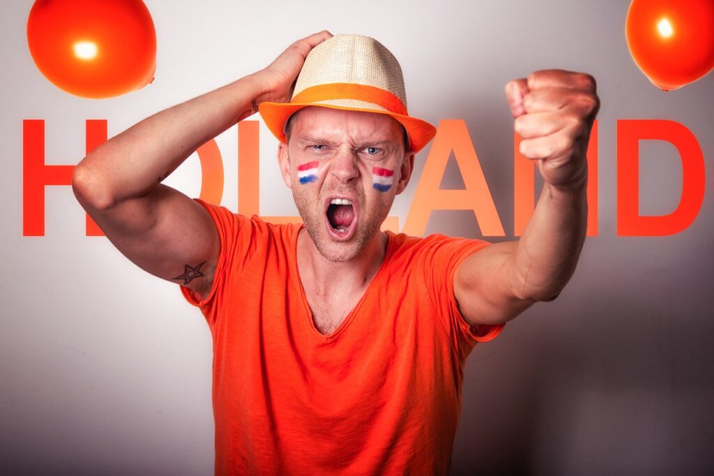 Hollandse avond feestje vieren