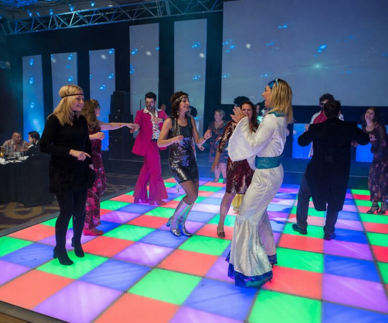 Retro Disco LED dansvloer | Allround DJ Service