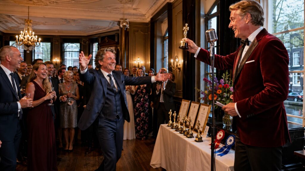 Award ceremonie op een bruiloft | allround dj service