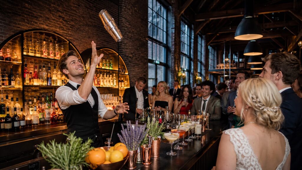 Cocktail bar op een bruiloft | allround dj service