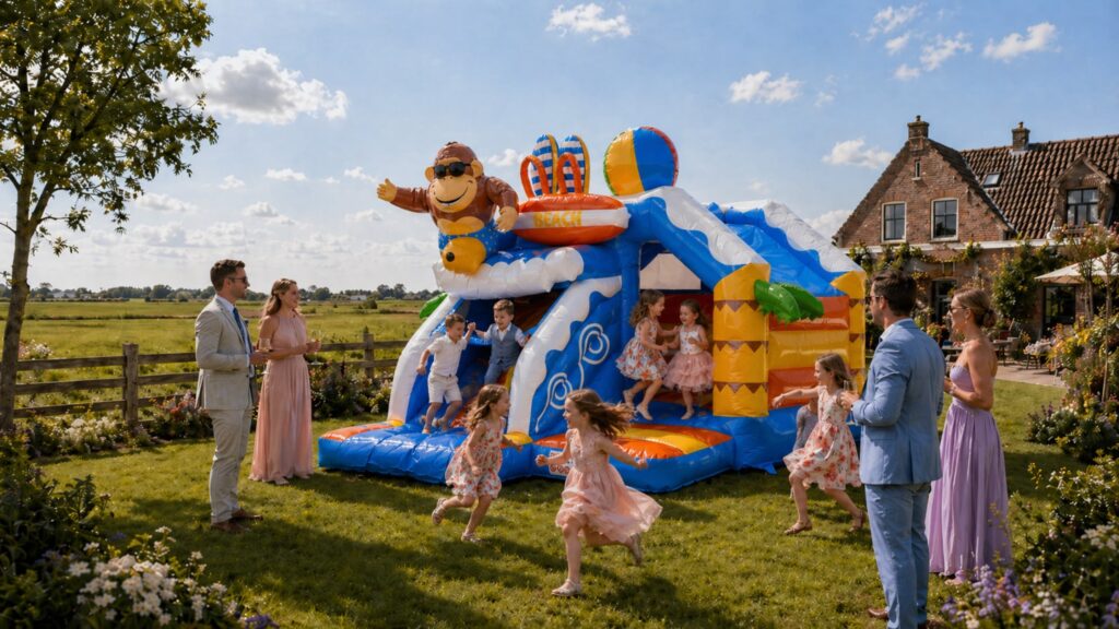 Luchtkasteel op een bruiloft | allround dj service
